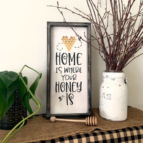 Cute Honey Bee Sign