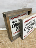 You Rock My Christmas Socks, Tiered Tray Decor, Christmas Sign