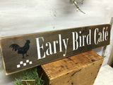 Early Bird Cafe, Rustic Kitchen Decor
