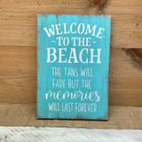 Beach Sign, Welcome To The Beach, Beach Wood Sign, Beach Lover Gift