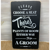 Gay Wedding Sign, Two Grooms, Gay Groom, Please Choose A Seat