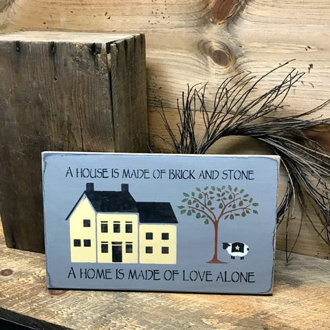 House Sign, Rustic Wooden Sign