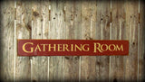 Gathering Room Sign, Wood Sign Saying, Housewarming Gift