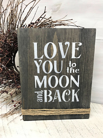 to the moon and back saying