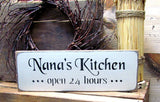 Nana's Kitchen, Wooden Sign