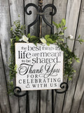 Rustic Wedding decor, Wedding Sign