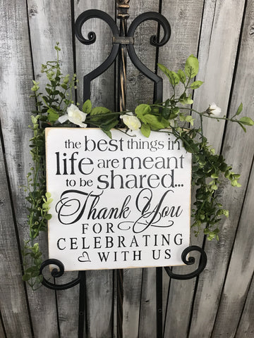 Rustic Wedding decor, Wedding Sign