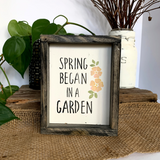 Spring Began In A Garden, Spring Decor