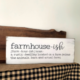 farmhouse-ish sign
