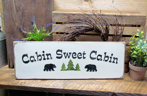 Cabin Sweet Cabin, Log Home Lake House Decor