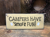 Camping sign