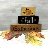 Fall Gatherings, Stacking Signs