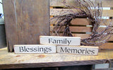 Family Blessings Memories