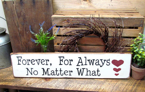 Forever For Always No Matter What, Rustic Wedding