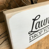 Laundry Room Sign, Wooden Sign