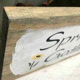 Springtime Gatherings, Wooden Sign