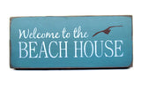 Welcome To The Beach House, Beach Decor, Wooden Beach Sign