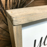 You And Me, Wooden Sign