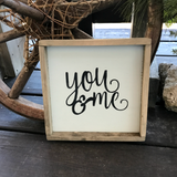 You And Me, Wooden Sign