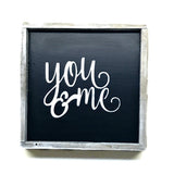 you and me