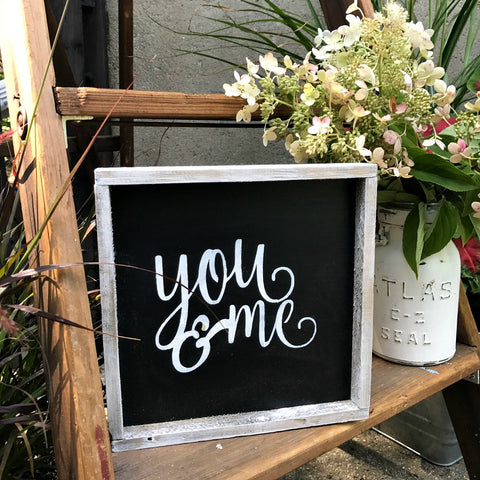 You and me