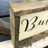 But First Coffee, Wooden Coffee Sign