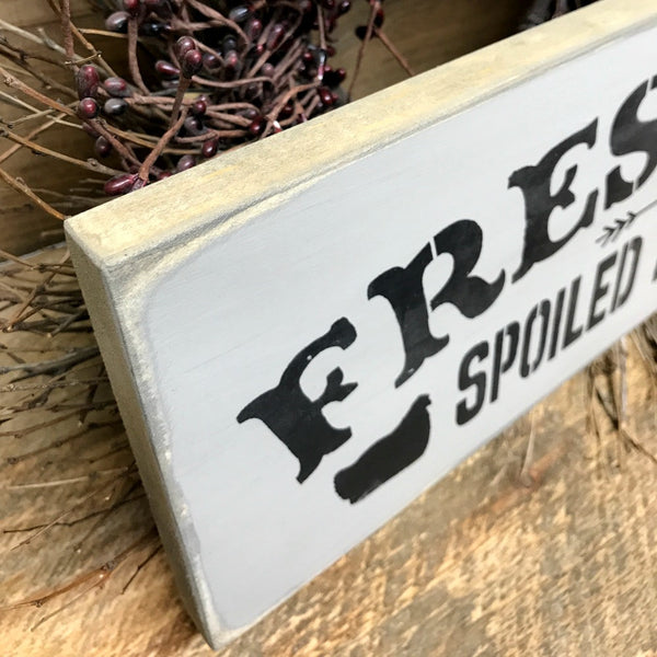 Fresh Eggs From Spoiled Rotten Hens, Chicken Coop Decor – Woodticks ...