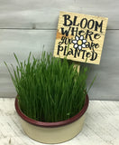Set Of 3 Garden Stakes, Garden Decor