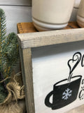 Grab A Cup Of Yummy Cheer, Hot Cocoa Bar Sign