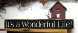 It's A Wonderful Life, Wooden Sign
