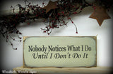 Wood Sign Saying
