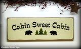 Cabin Sweet Cabin, Log Home Lake House Decor