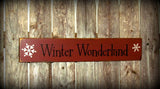 Winter Wonderland, Wooden Winter Decor
