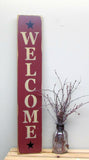 Welcome, Wooden Welcome Sign