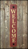 Welcome, Wooden Welcome Sign