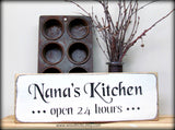 Nana's Kitchen, Wooden Sign