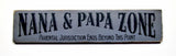 Nana and Papa Sign, Gift For Grandparents