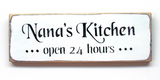 Nana's Kitchen, Wooden Sign