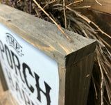 Rustic Porch Sign, The Porch Is My Happy Place